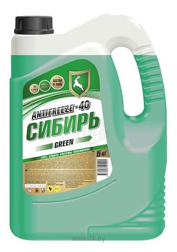 Фотографии Органик-прогресс Antifreeze -40 Сибирь Green 5кг
