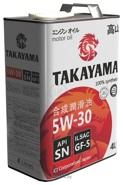 Фотографии Takayama 5W-30 API SN 4л