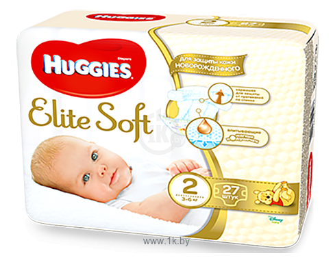 Фотографии Huggies Elite Soft 2 (3-6 кг) 27 шт.