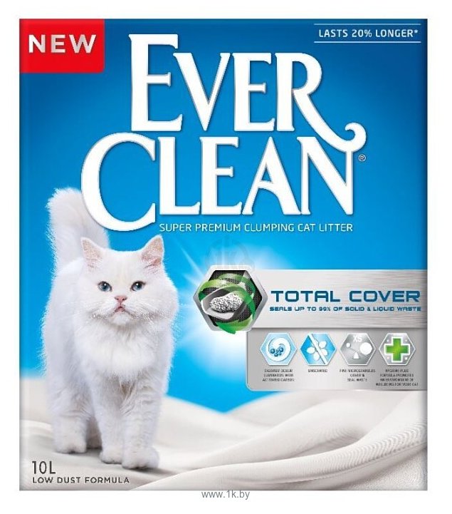 Фотографии Ever Clean Total Cover 10 + 10л