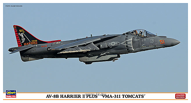 Фотографии Hasegawa Штурмовик AV-8B Harrier Plus - VMA-311 Tomcats