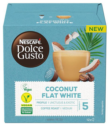 Фотографии Nescafe Dolce Gusto Coconut Flat White 12 шт