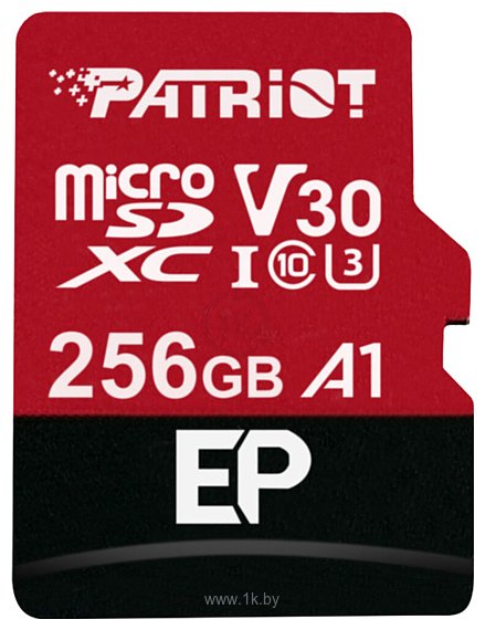 Фотографии Patriot microSDXC EP Series PEF256GEP31MCX 256GB (с адаптером)