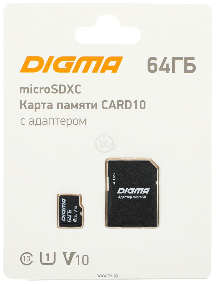 Фотографии Digma MicroSDXC Class 10 Card10 DGFCA064A01