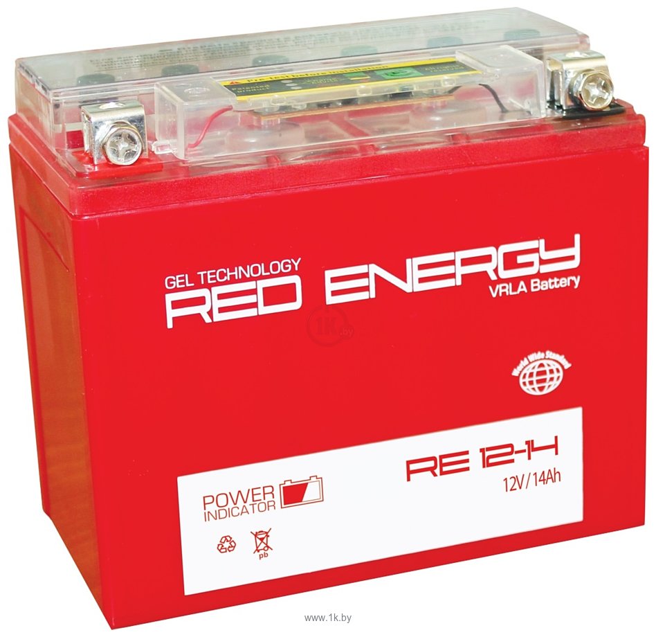 Фотографии Red Energy 1214 (YTX14-BS, YTX16-BS, YTX14H-BS YB16B-A) (14Ah)