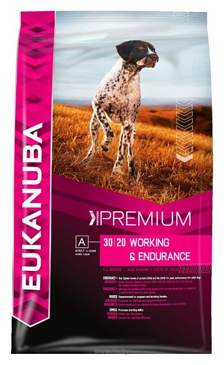 Фотографии Eukanuba Premium Perfomance Dry Dog Food Working & Endurance (15 кг)