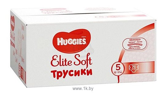 Фотографии Huggies Elite Soft 5 (12-17) 76 шт.