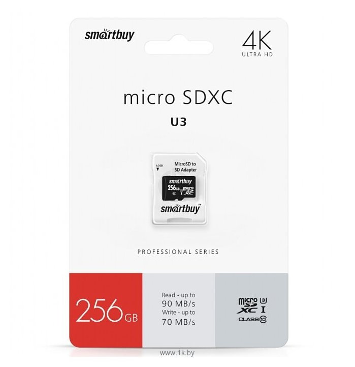 Фотографии SmartBuy microSDXC SB256GBSDCL10U3-01 256GB