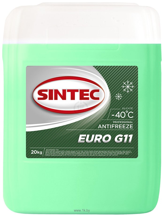 Фотографии Sintec Euro G11 (-40) 20кг