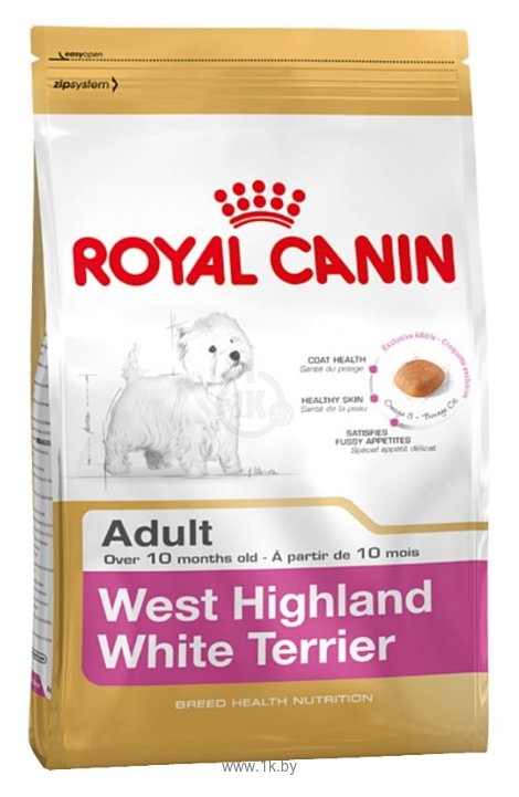 Фотографии Royal Canin West Highland White Terrier Adult (4 кг)