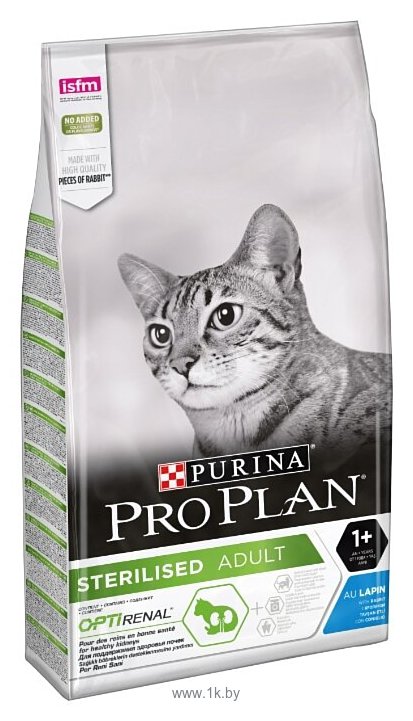 Фотографии Purina Pro Plan Sterilised feline with Rabbit dry (10 кг)