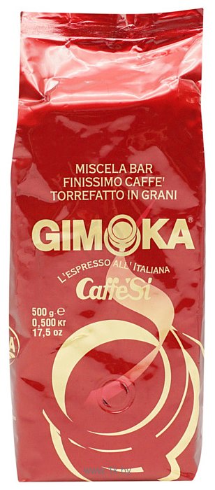 Фотографии Gimoka Caffe Si Rossa в зернах 0.5 кг