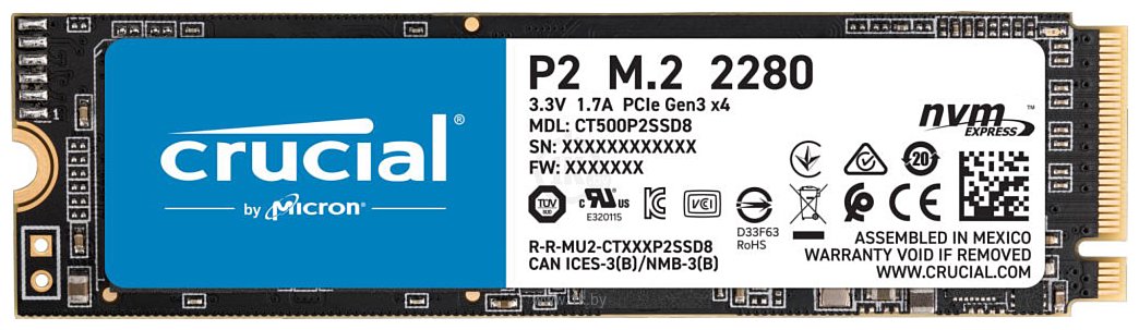 Фотографии Crucial P2 2TB CT2000P2SSD8