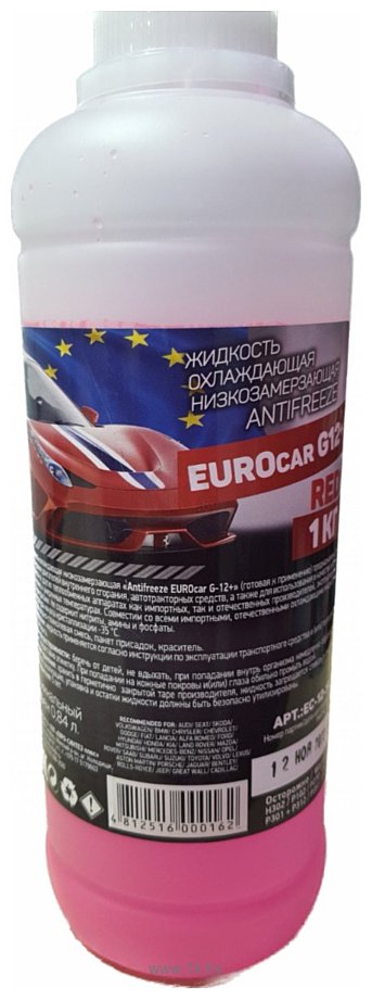 Фотографии EUROcar G12+ 1кг (красный)