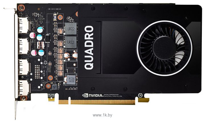Фотографии PNY Nvidia Quadro P2200 5GB GDDR5X (VCQP2200-SB)