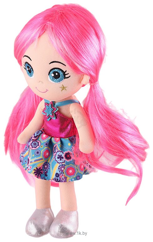 Фотографии Maxitoys Глория с ярко-розовыми волосами в платье MT-CR-D01202323-32