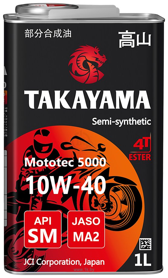 Фотографии Takayama Mototec 5000 4T 10W-40 1л