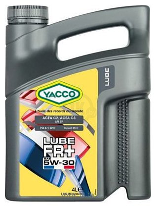 Фотографии Yacco Lube FR+ 5W-30 4л