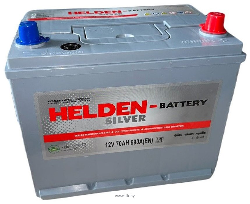 Фотографии Helden JIS R+ (70Ah)