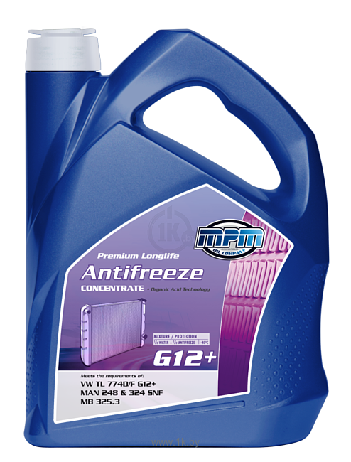 Фотографии MPM Premium Longlife Antifreeze VW TL 774D/F G12+ (86005A) 5л