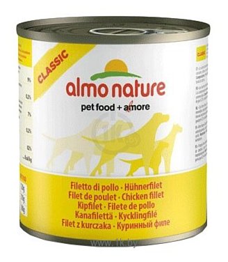 Фотографии Almo Nature (0.29 кг) 1 шт. Classic Adult Dog Chicken Fillet