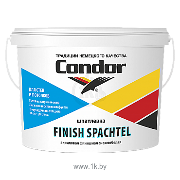 Фотографии Condor Finish Spachtel 16 кг (белый)