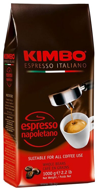 Фотографии Kimbo Espresso Napoletano в зернах 1 кг