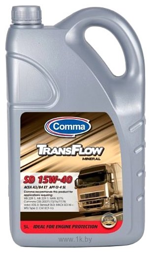 Фотографии Comma TransFlow SD 15W-40 5л