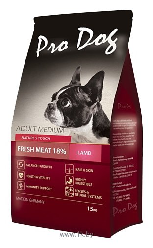 Фотографии Pro Dog Для собак средних пород с ягненком сухой (15 кг)