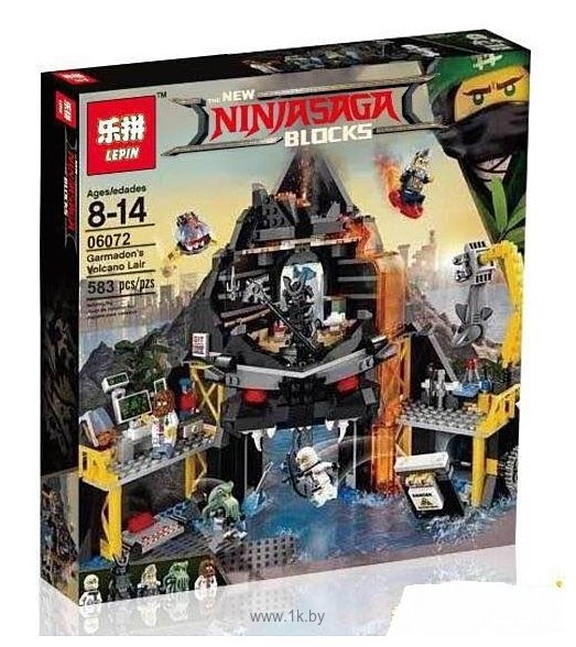 Фотографии Lepin NinjaGo 06072 Логово Гармадона в жерле вулкана