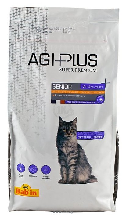 Фотографии Bab'in (10 кг) Agi Plus Senior (cat)