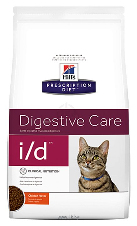 Фотографии Hill's (1.5 кг) 6 шт. Prescription Diet I/D Feline Gastrointestinal Health dry