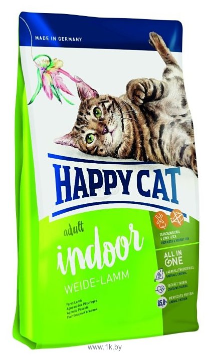 Фотографии Happy Cat (1.4 кг) Supreme Indoor Weide-Lamm