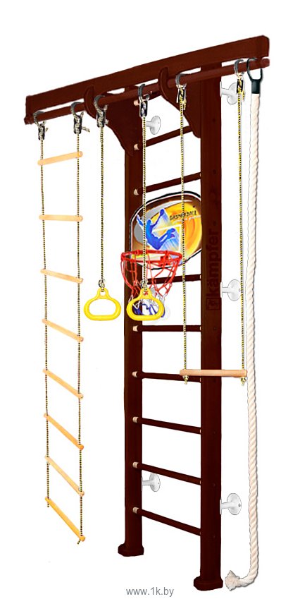 Фотографии Kampfer Wooden Ladder Wall Basketball Shield Стандарт (шоколадный)