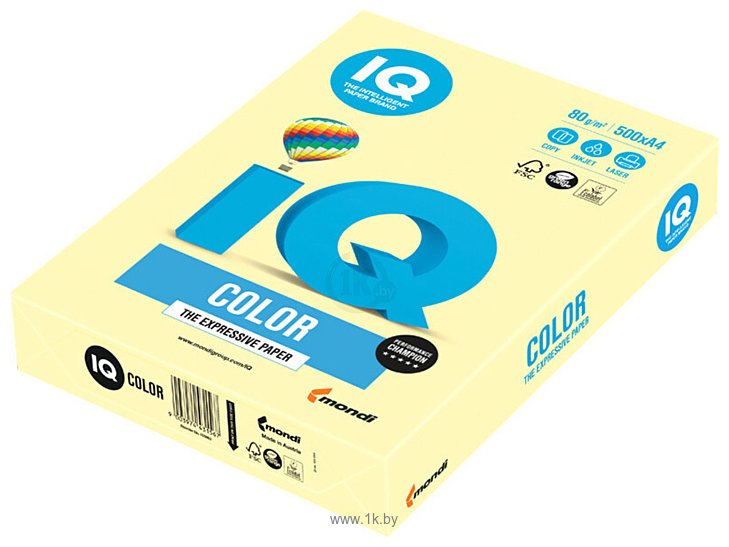 Фотографии IQ Color MB30 A4 (пастель голубая, 80 г/м2, 500 л)