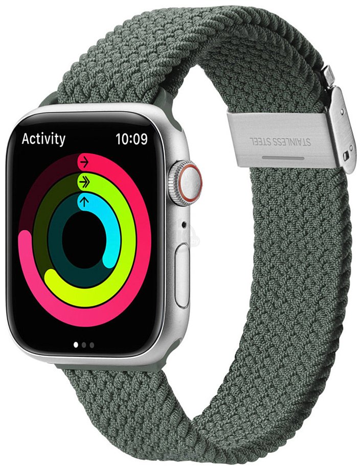 Фотографии Dux Ducis Strap Mixture II Version для Apple Watch 41мм/40мм/38мм (olive green)