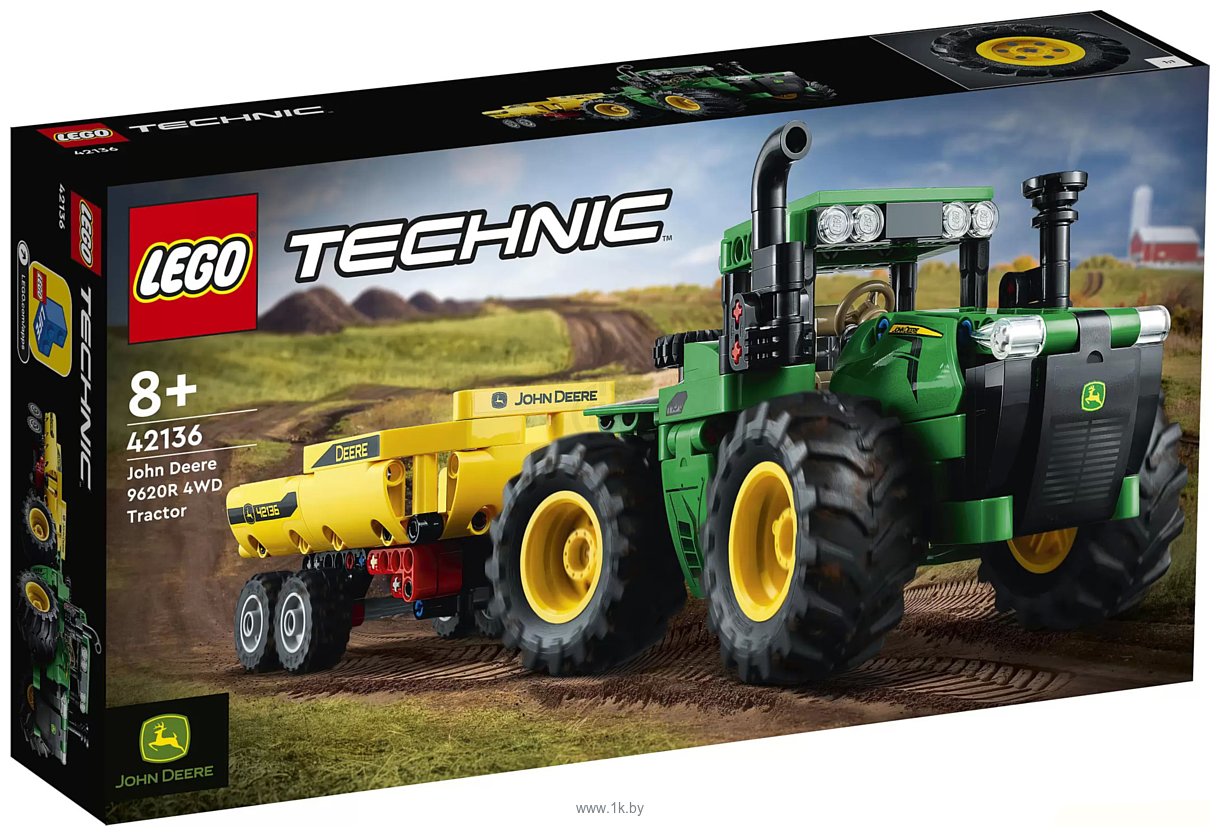 Фотографии LEGO Technic 42136 John Deere 9620R 4WD Tractor