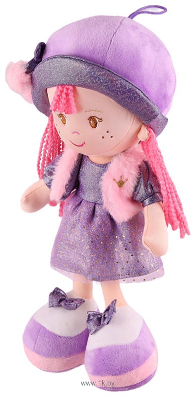 Фотографии Maxitoys Малышка Аня в фиолетовом платье и шляпке MT-CR-D01202314-35