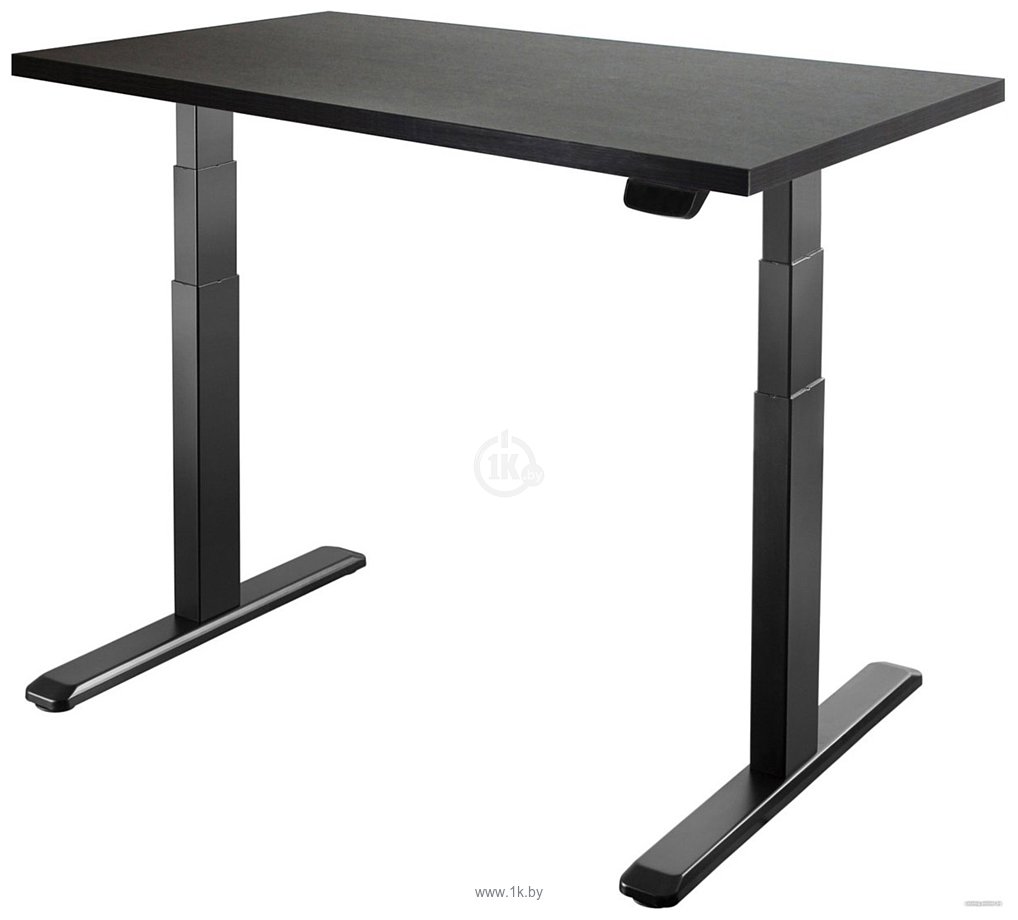 Фотографии ErgoSmart Ergo Desk Prime 1360x800x36 мм (дуб темно-коричневый/черный)