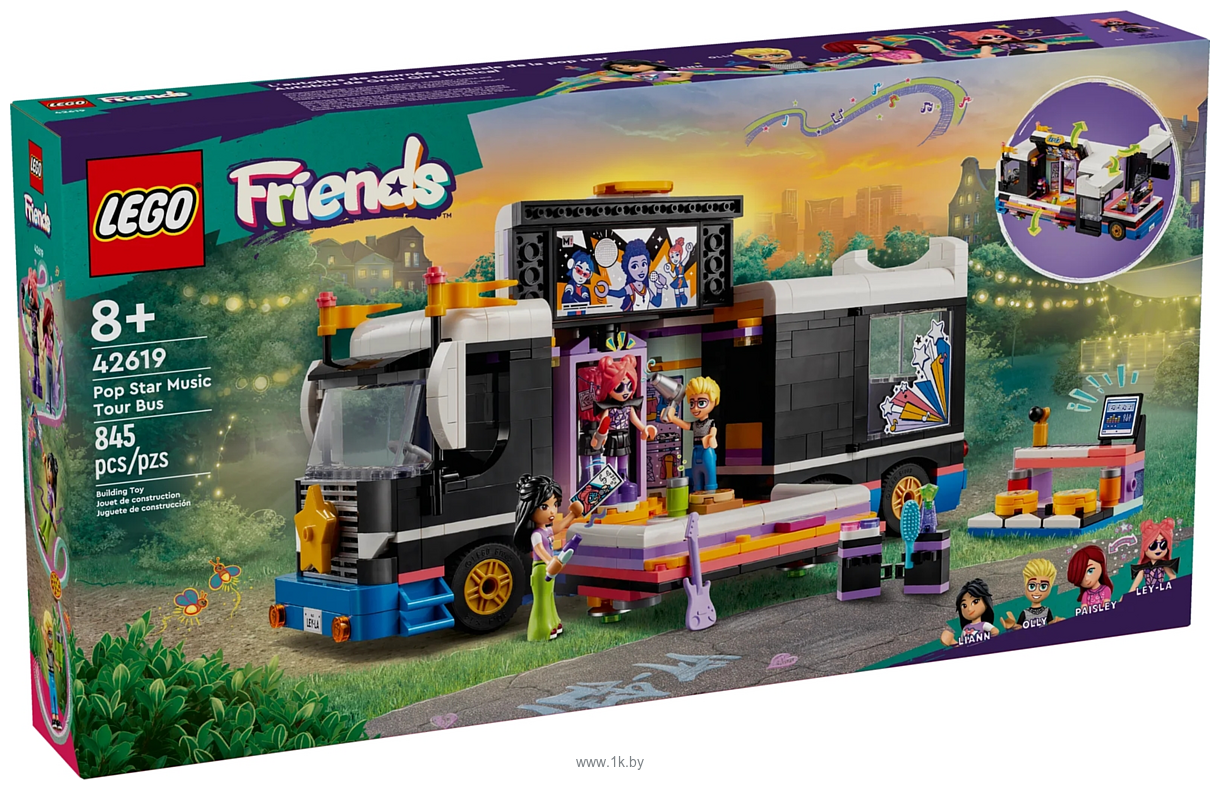 Фотографии LEGO Friends 42619 Автобус для туров поп-звезд