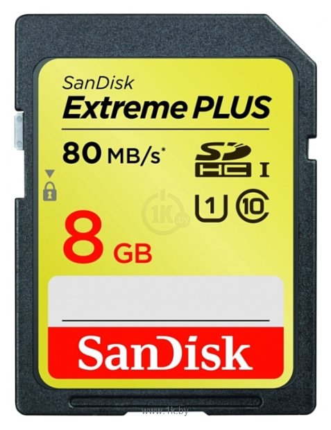 Фотографии Sandisk Extreme PLUS SDHC Class 10 UHS Class 1 80MB/s 8GB