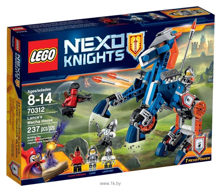 Фотографии LEGO Nexo Knights 70312 Ланс и его механический конь