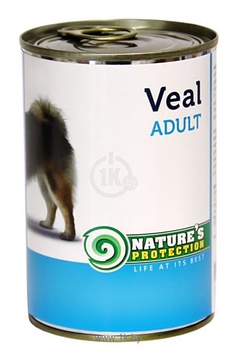 Фотографии Nature's Protection Консервы Dog Adult Veal (0.4 кг) 1 шт.