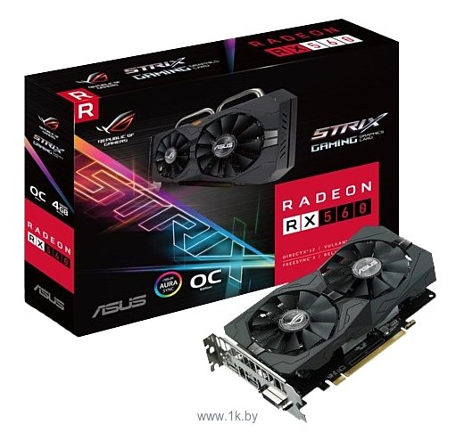 Фотографии ASUS Radeon RX 560 4096Mb Strix Gaming OC (ROG-STRIX-RX560-O4G-GAMING)