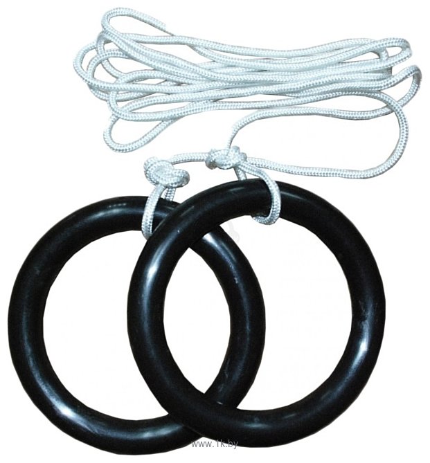 Фотографии Формула здоровья Кольца гимнастические круглые КГ01А-12 (черный)