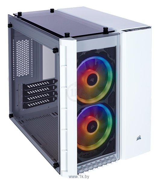 Фотографии Corsair Crystal Series 280X RGB Tempered Glass White