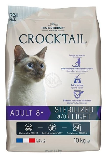 Фотографии Flatazor (10 кг) Crocktail Adult 8+ Sterilized &/or light