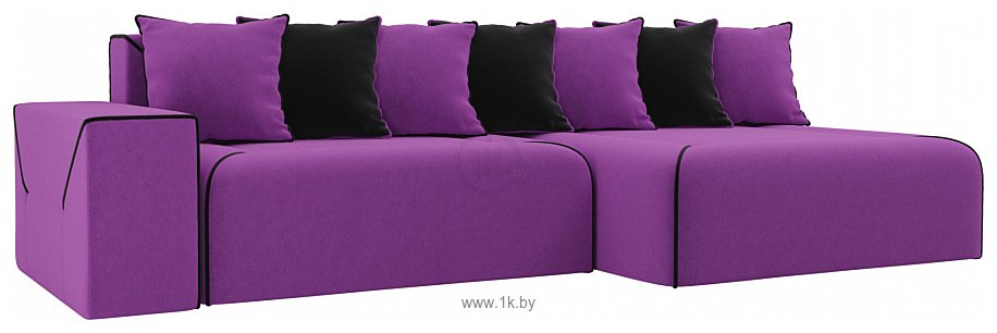 Фотографии Лига диванов Кельн 105083 (правый, фиолетовый/черный)