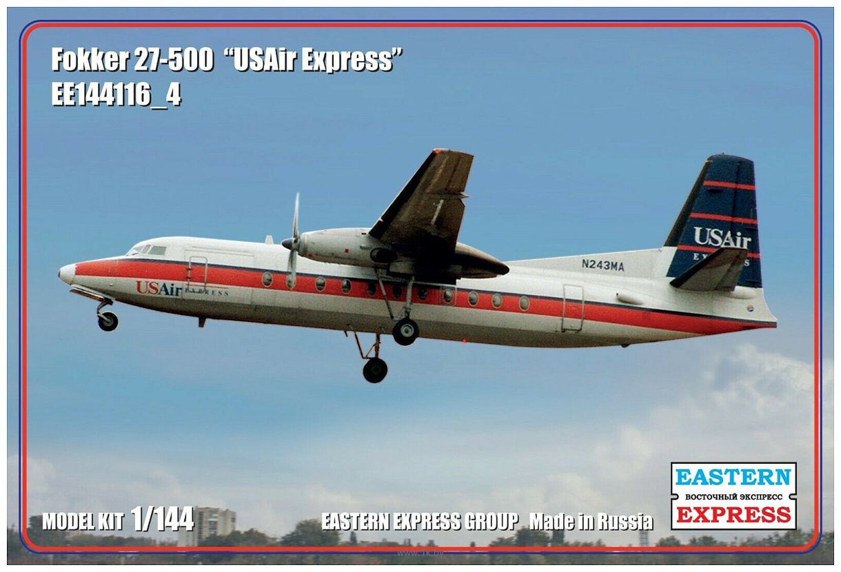Фотографии Eastern Express Пассажирский самолет Fokker F-27-500 USAir Express EE144116-4
