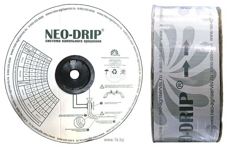 Фотографии Neo-Drip Лента капельная эммиторная 6 mil/20 см/1.35 л/ч/500 м